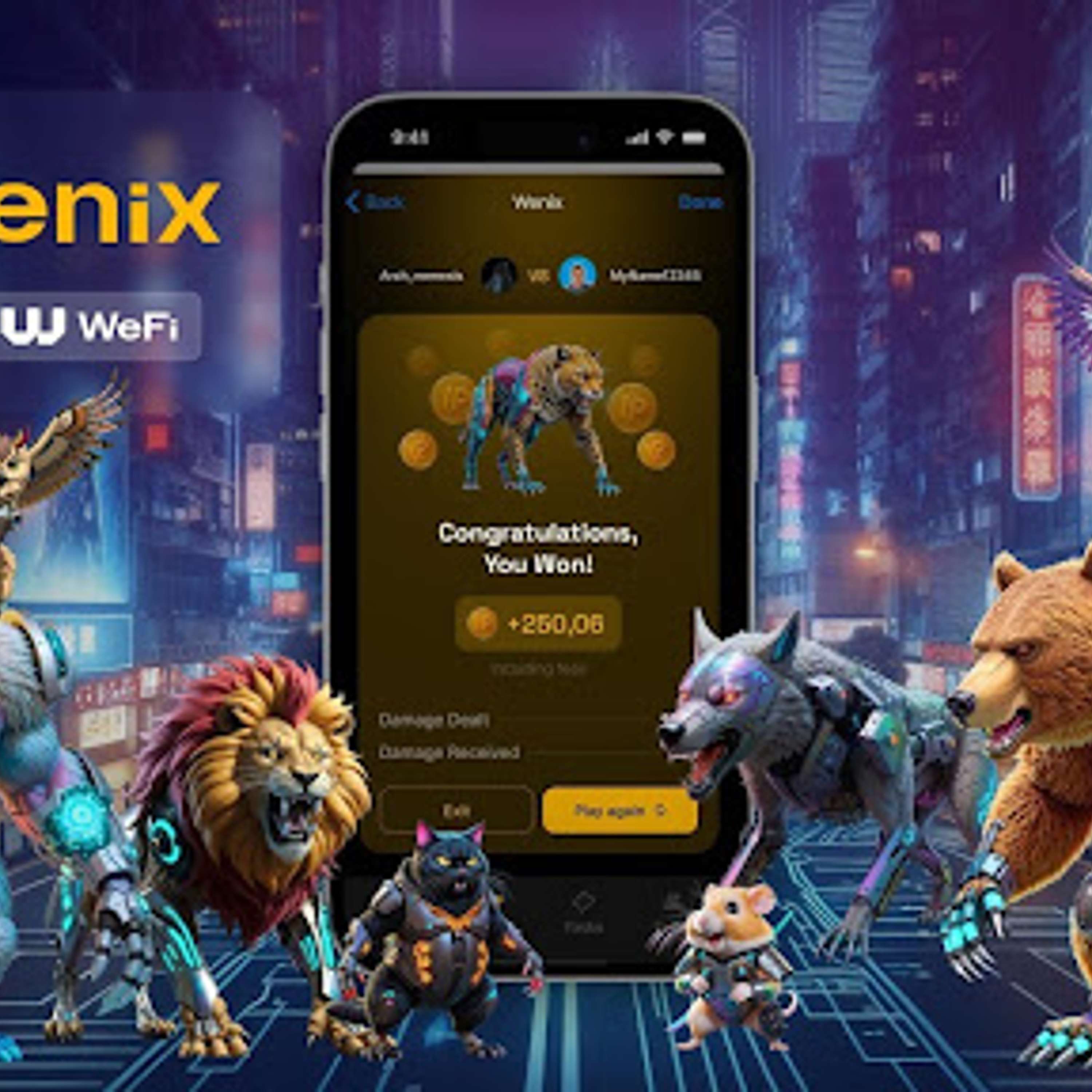 WeFi Launches Wenix, A Telegram Game Directly Contributing To Token Mining
