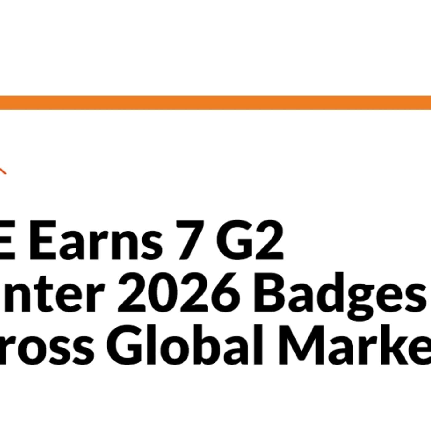 INE Earns G2 Winter 2026 Badges Across Global Markets
