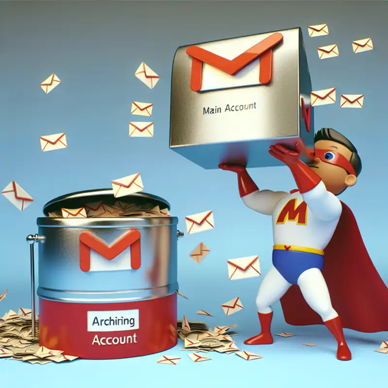 Mastering Gmail Storage: How to Free Up Space by Archiving Emails with a New Account