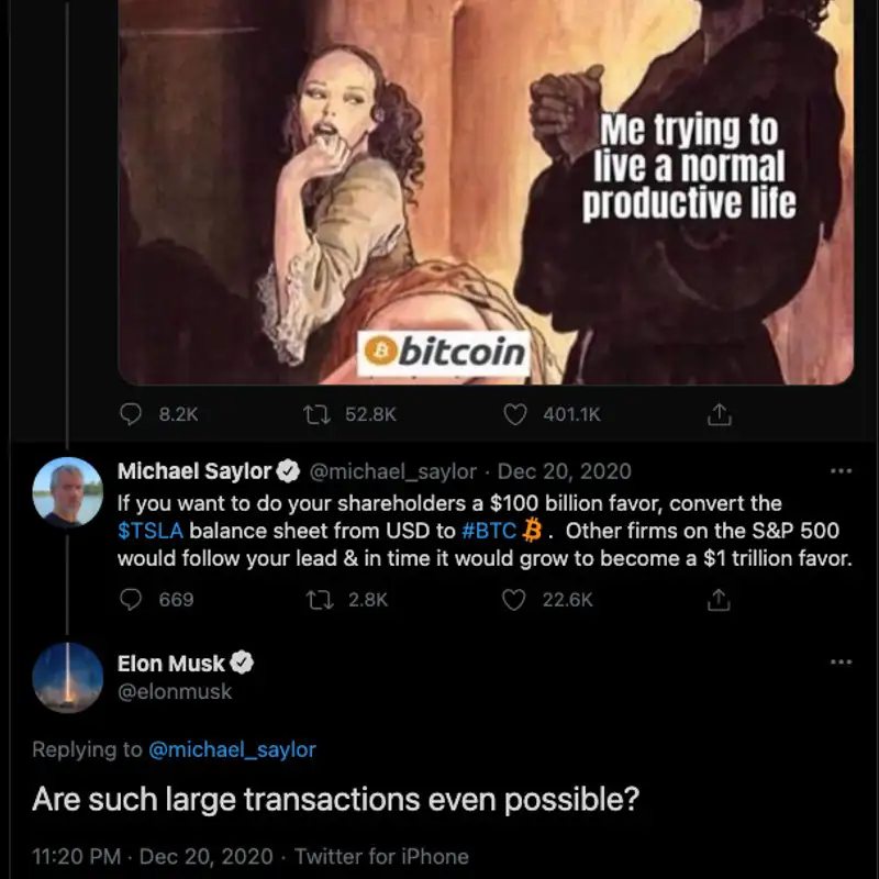 Elon on Bitcoin