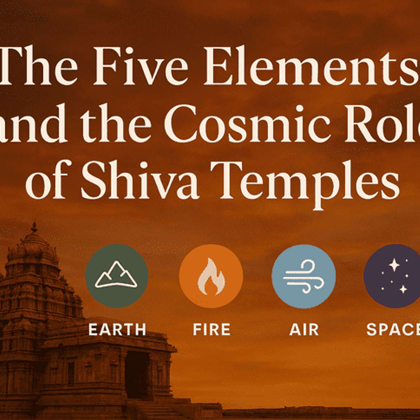 The Five Elements and the Cosmic Role of Shiva Temples