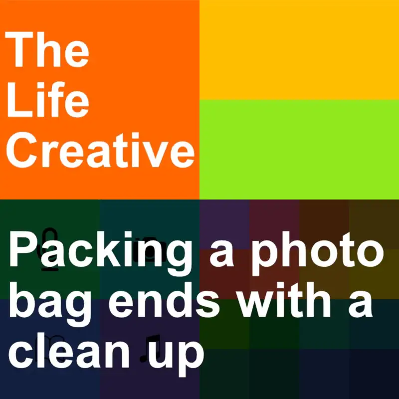 How packing a photo bag ended with cleaning up the closet