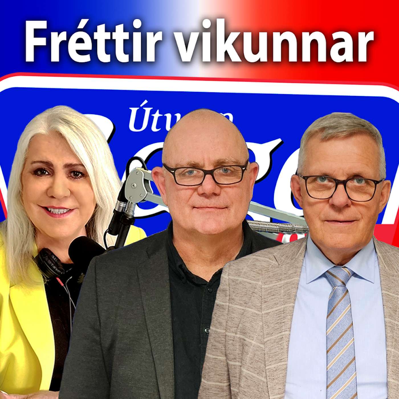 Fréttir vikunnar - Arnþrúður Karlsdóttir, Sigurjón Þórðarson og Jón Gunnarsson