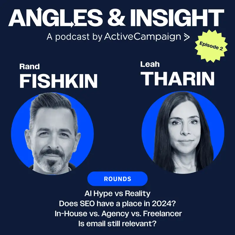 Rand Fishkin and Leah Tharin debate AI, Modern SEO, Hiring, and owned assets