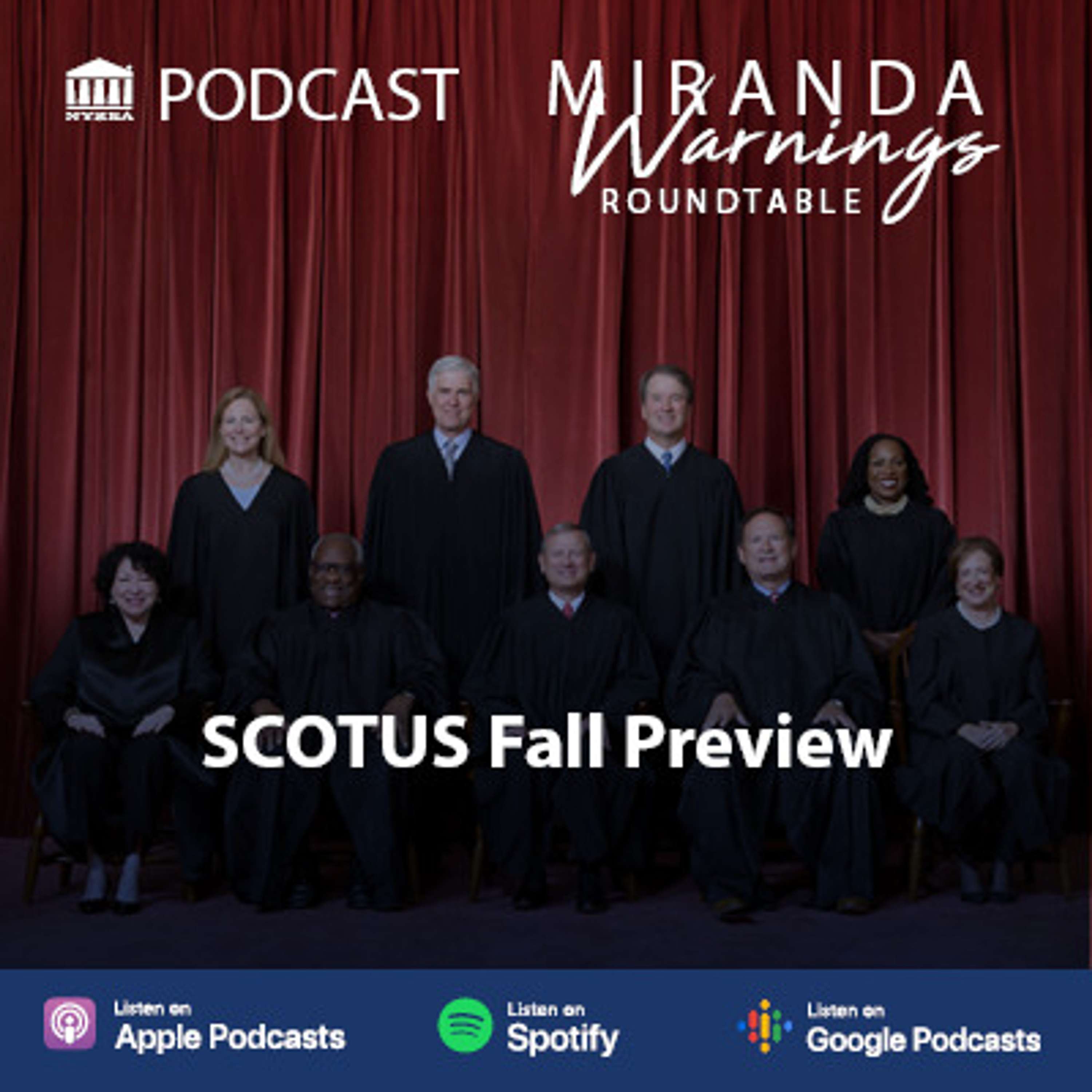 Roundtable: U.S. Supreme Court Fall Cases To Watch episode artwork