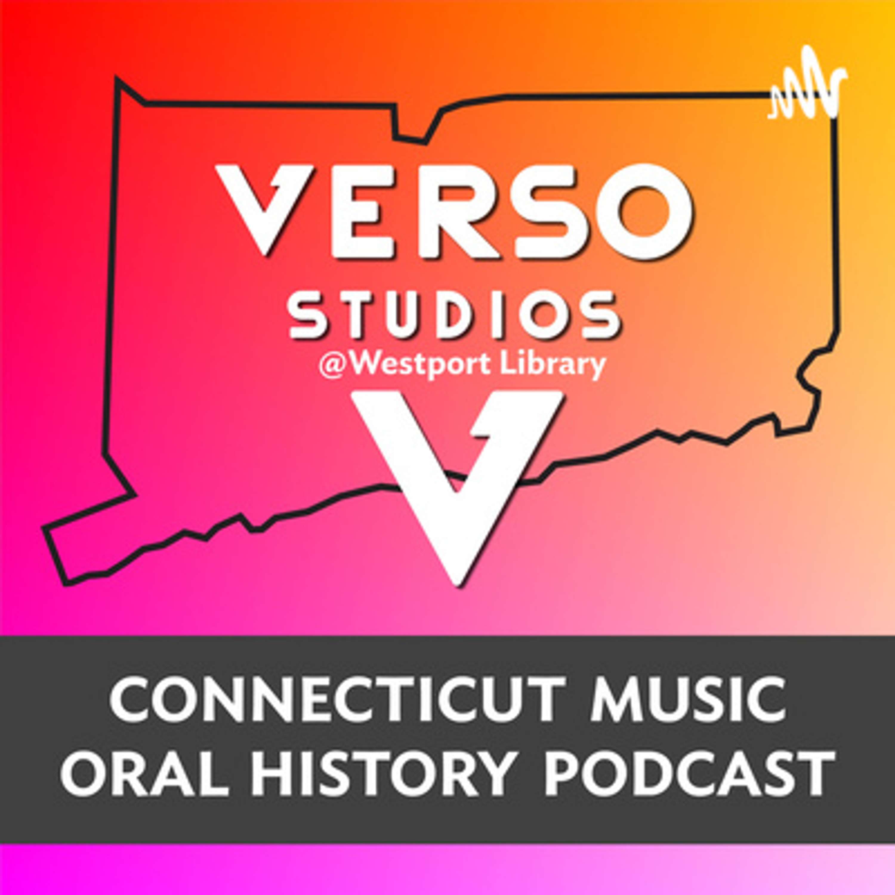 Frank Critelli, Connecticut Music Oral History Podcast, Verso Studios at Westport Library 9-22-21 episode artwork