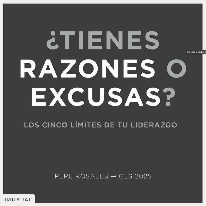 ¿Tienes razones o excusas?