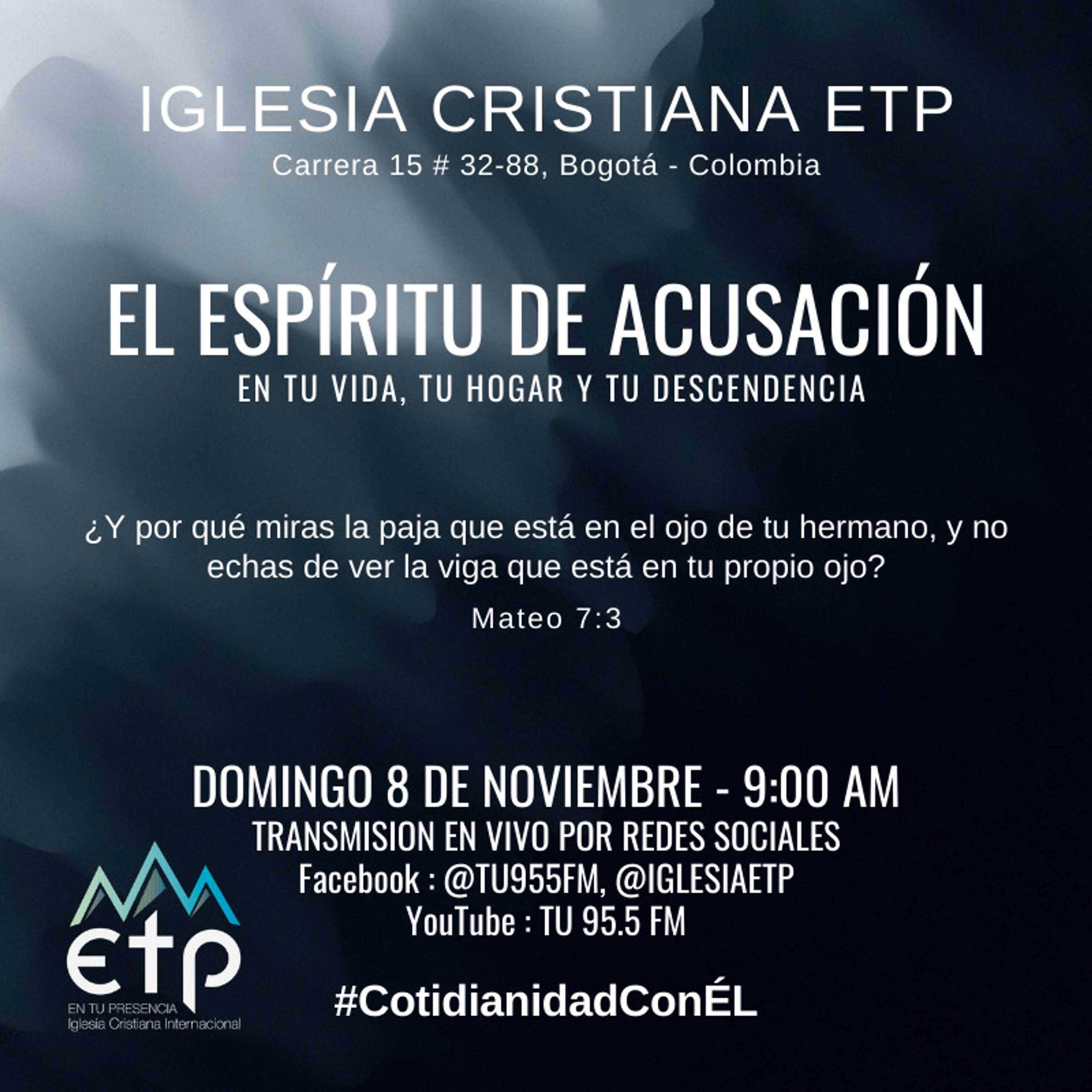Charlas Pastores Luis Salas y Jeannette Noguera, Iglesia ETP