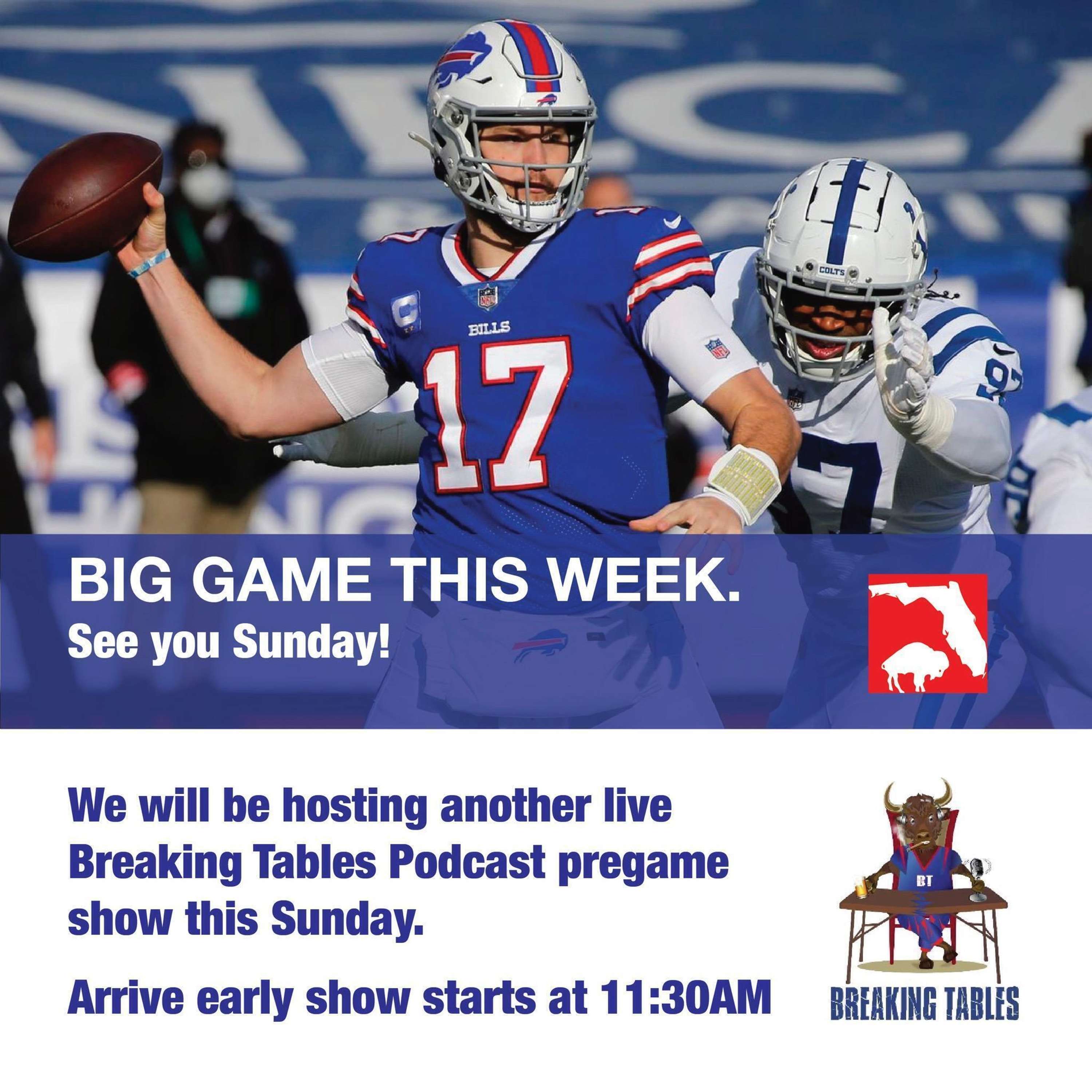 Official Bills vs Colts Pregame Show