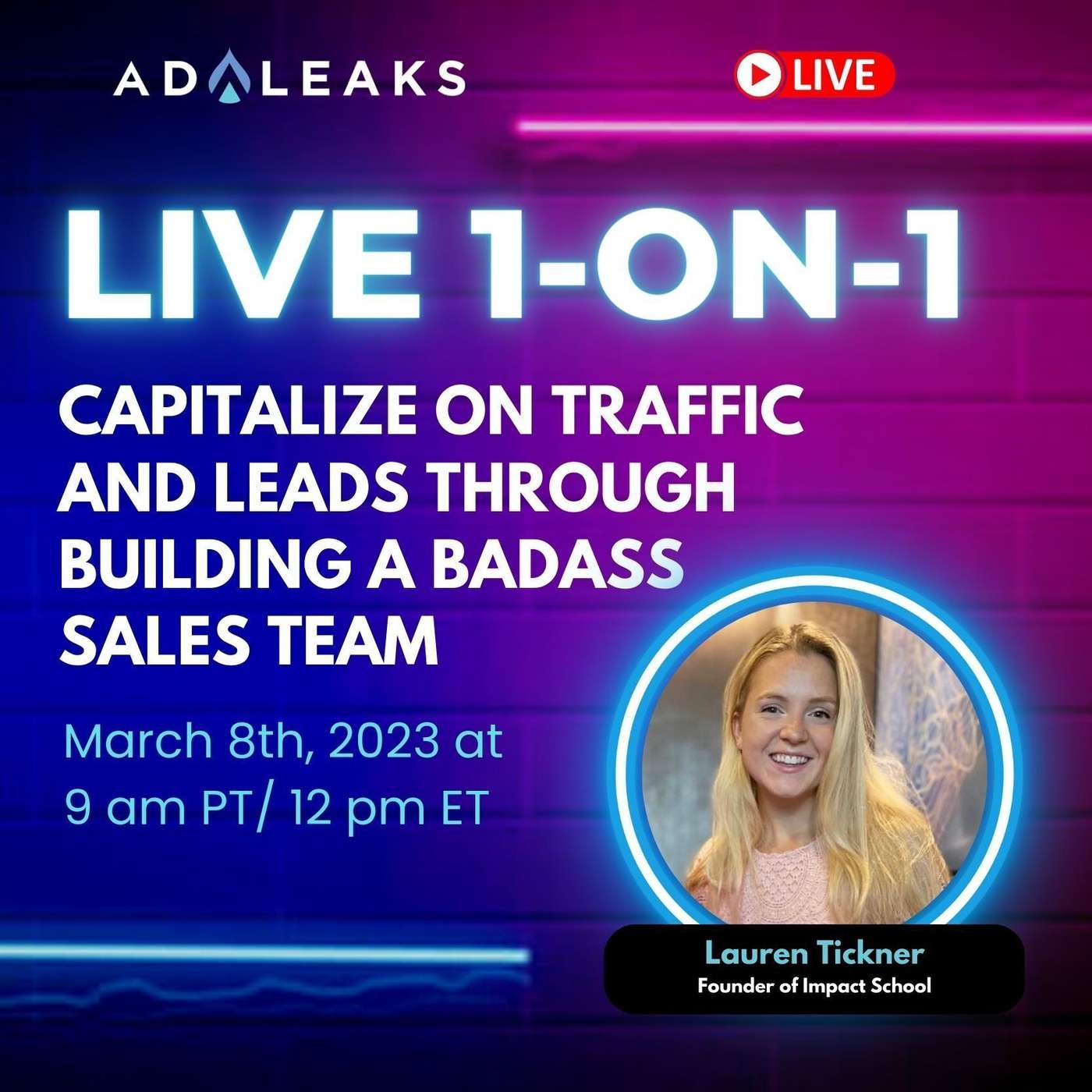 Capitalize on Traffic and Leads Through Building A Badass Sales Team
