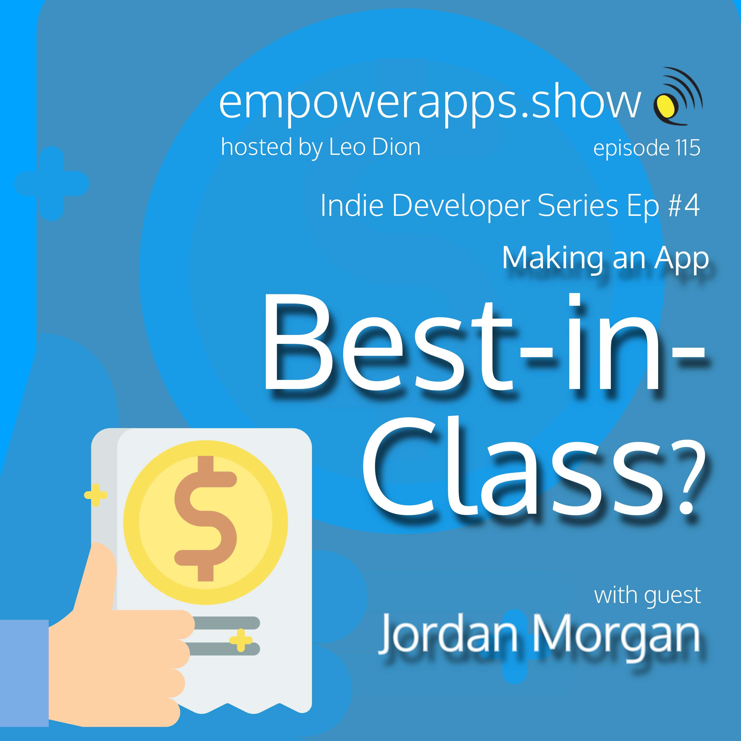 Indie Dev #4 - Making an App Best-in-Class with Jordan Morgan - podcast episode cover