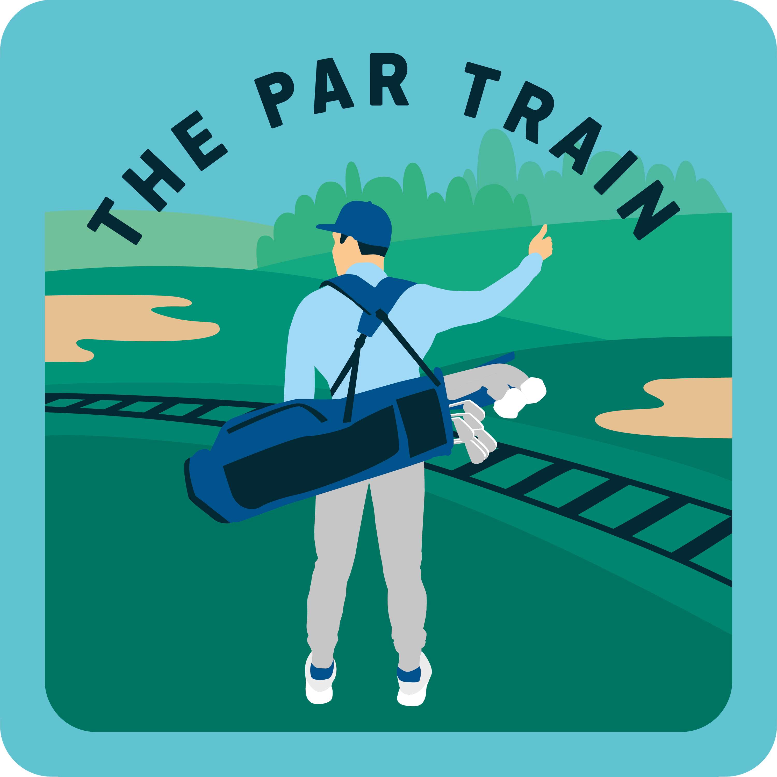 Logo of the podcast The Par Train - Helping Frustrated Golfers #EnjoyTheRide