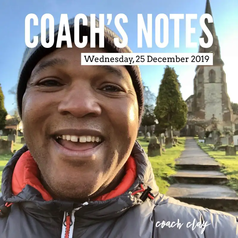 Coach's Notes: Merry Christmas & Happy Holidays!