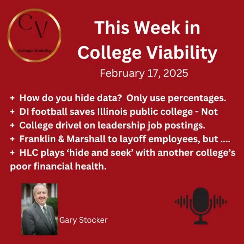 This Week In College Viability (TWICV) for Feb 17, 2025