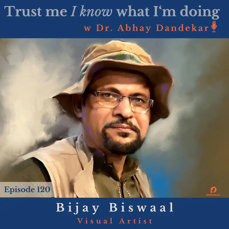 Bijay Biswaal on appreciating the art of a train platform, on feeling contentment as an artist, and on celebrating his Indian roots through his work.