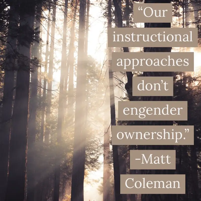 Being consistently inconsistent with Matt Coleman Transformative Principal 243