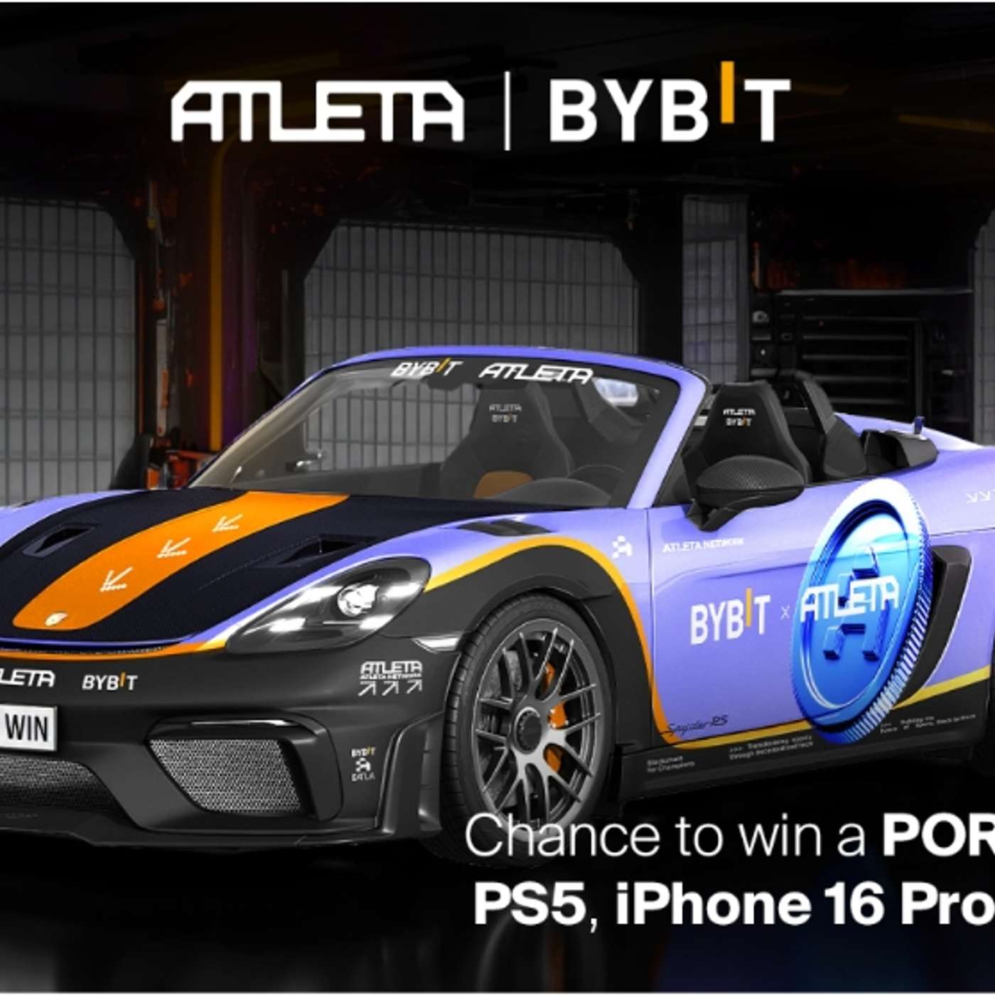 ATLETA And Bybit Forge Powerful Partnership: A Chance To Win Real Porsche, Rolex or iPhone