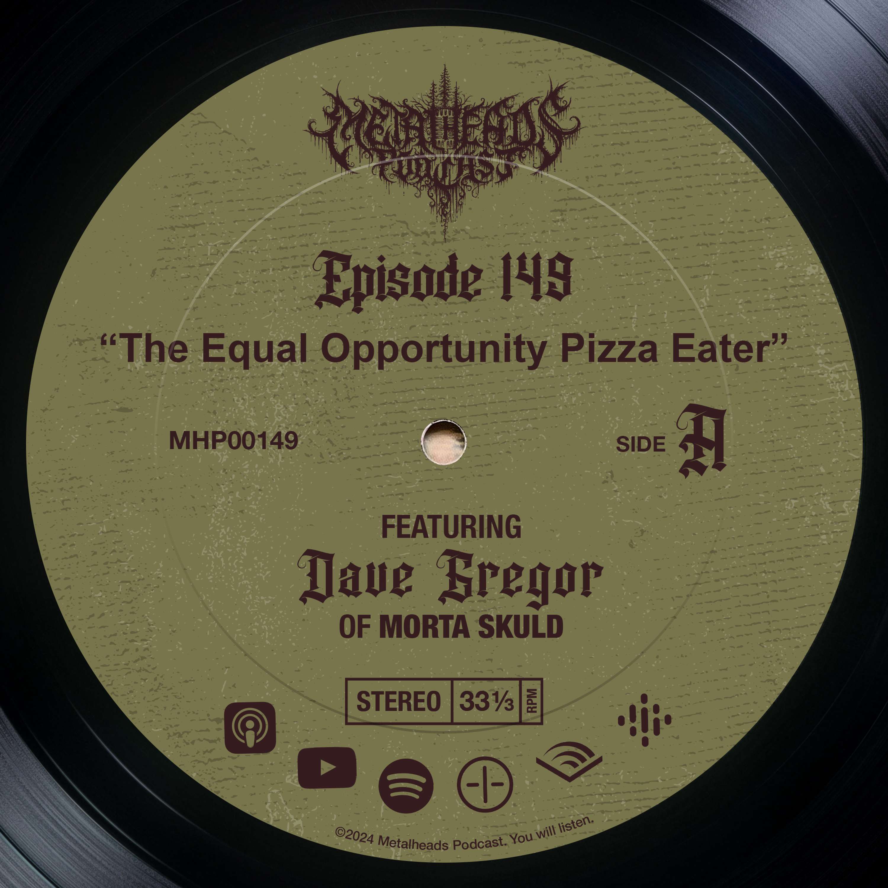 Metalheads Podcast Episode #149: The Equal Opportunity Pizza Eater featuring David Gregor of Morta Skuld