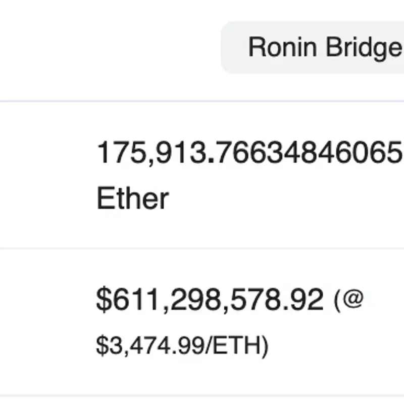 E1 - Ronin Bridge Hack - 4/1/2022