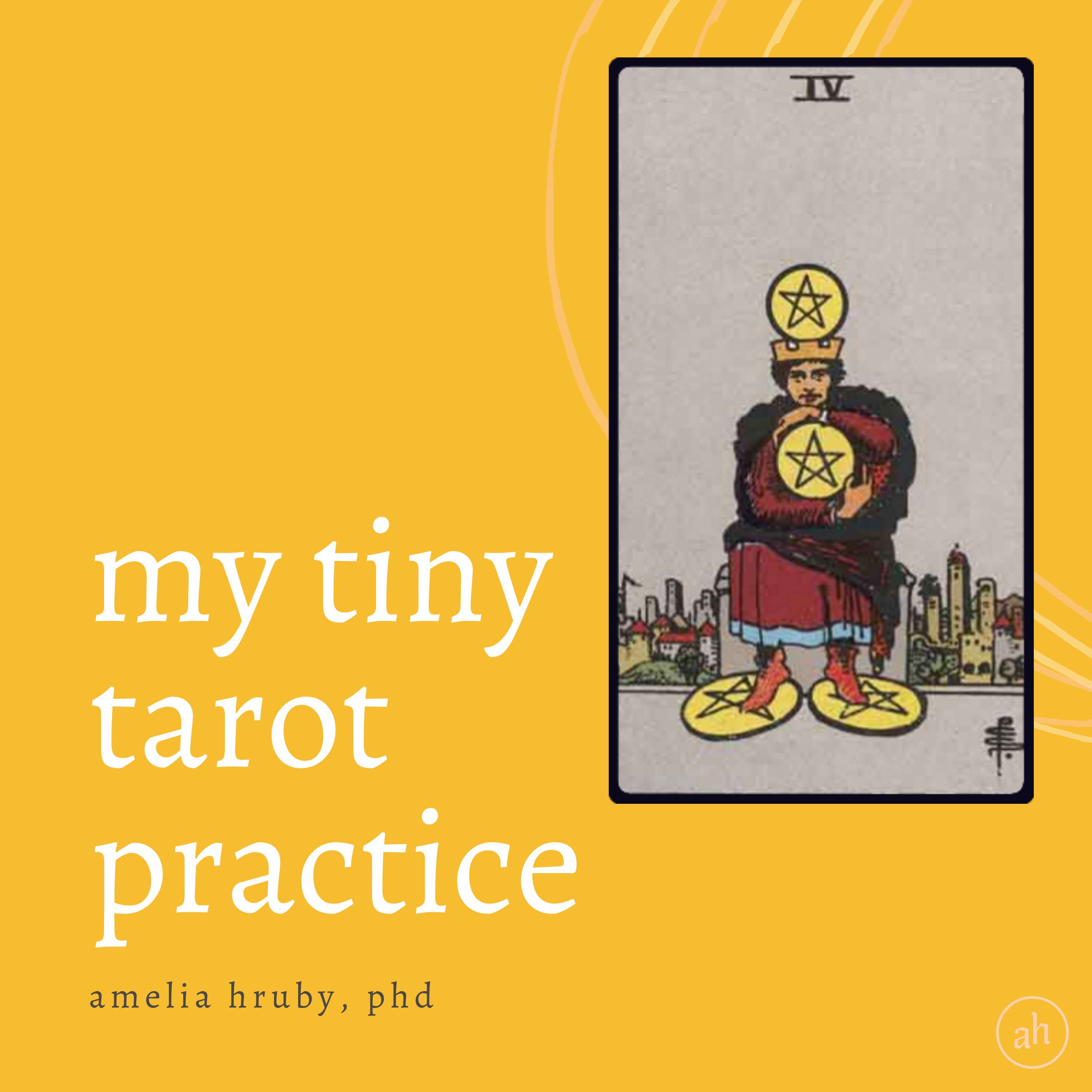 my tiny tarot practice