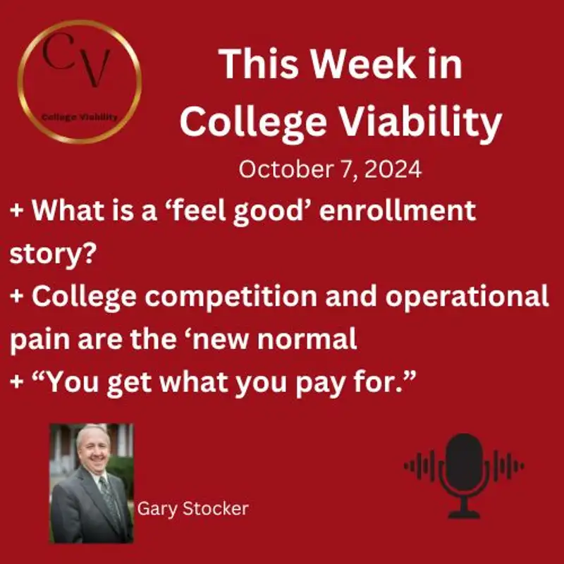 This Week In College Viability (TWICV) for October 7, 2024