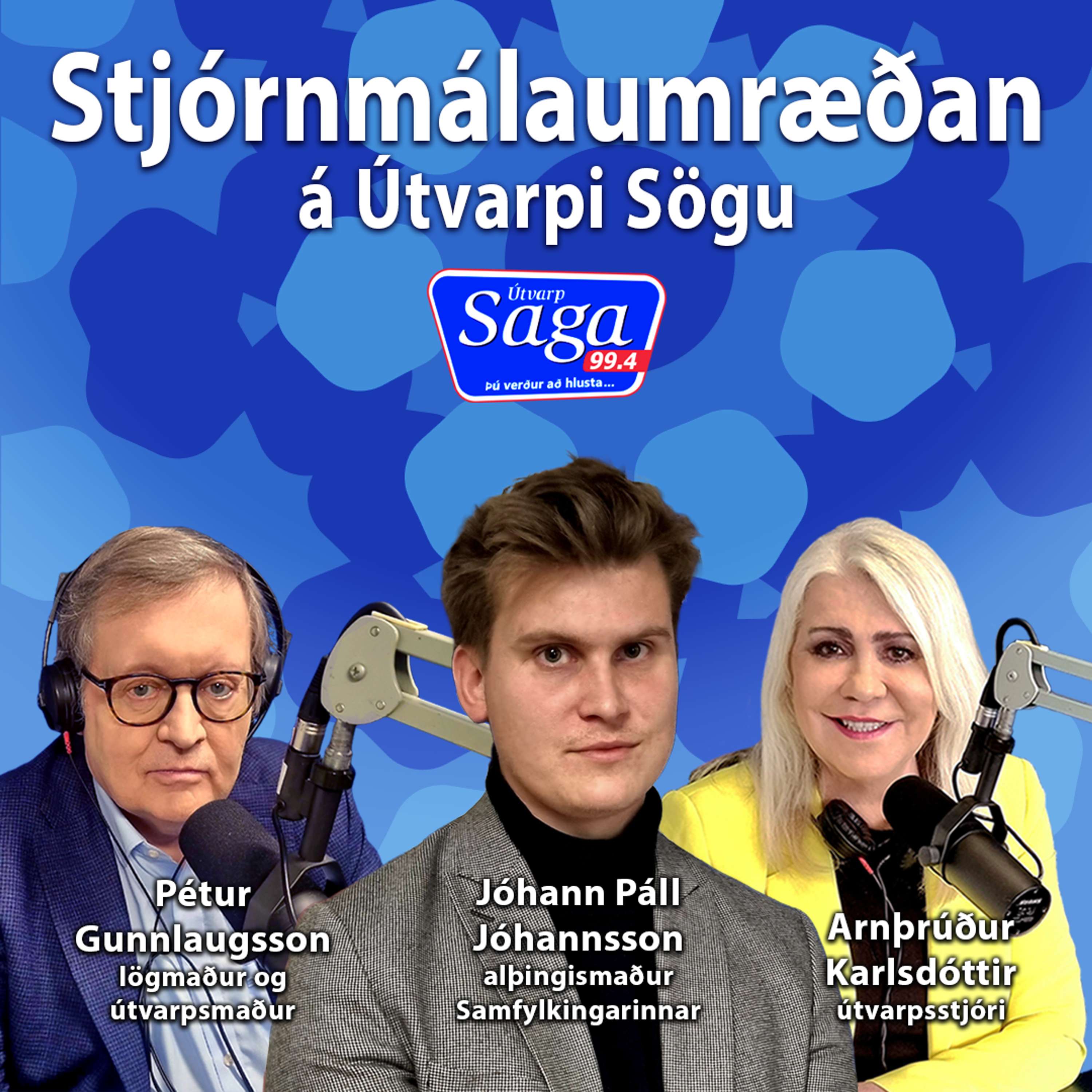 Jóhann Páll Jóhannsson alþingismaður Samfylkingarinnar ræðir ríkisstjórnina  og stóru málin