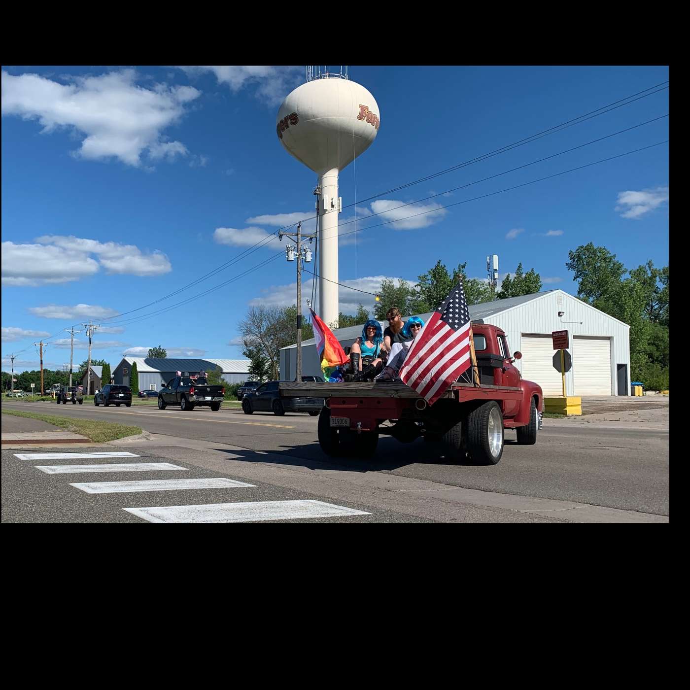A Car Rally about Hate Symbols in Forest Lake Schools
