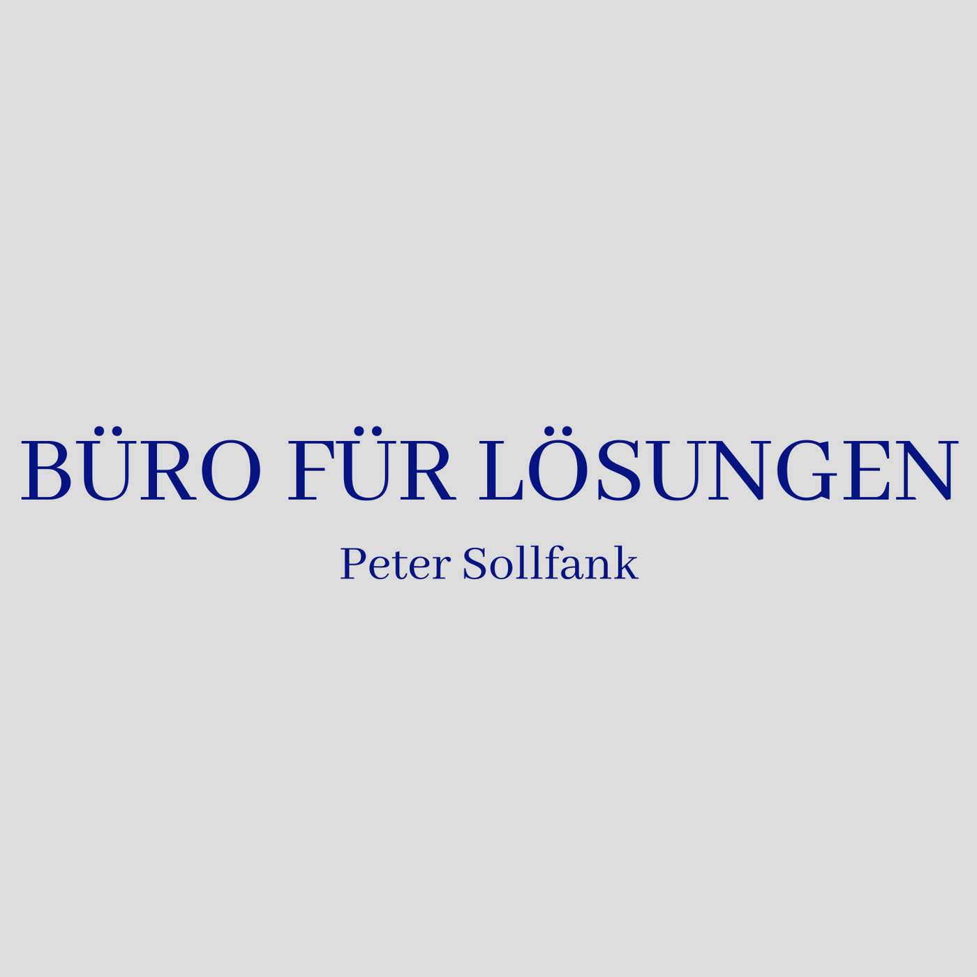 004 - Das Büro für Lösungen. Fragen an Peter Sollfrank Part 2 004 - Das Büro für Lösungen. Fragen an Peter Sollfrank Part 2