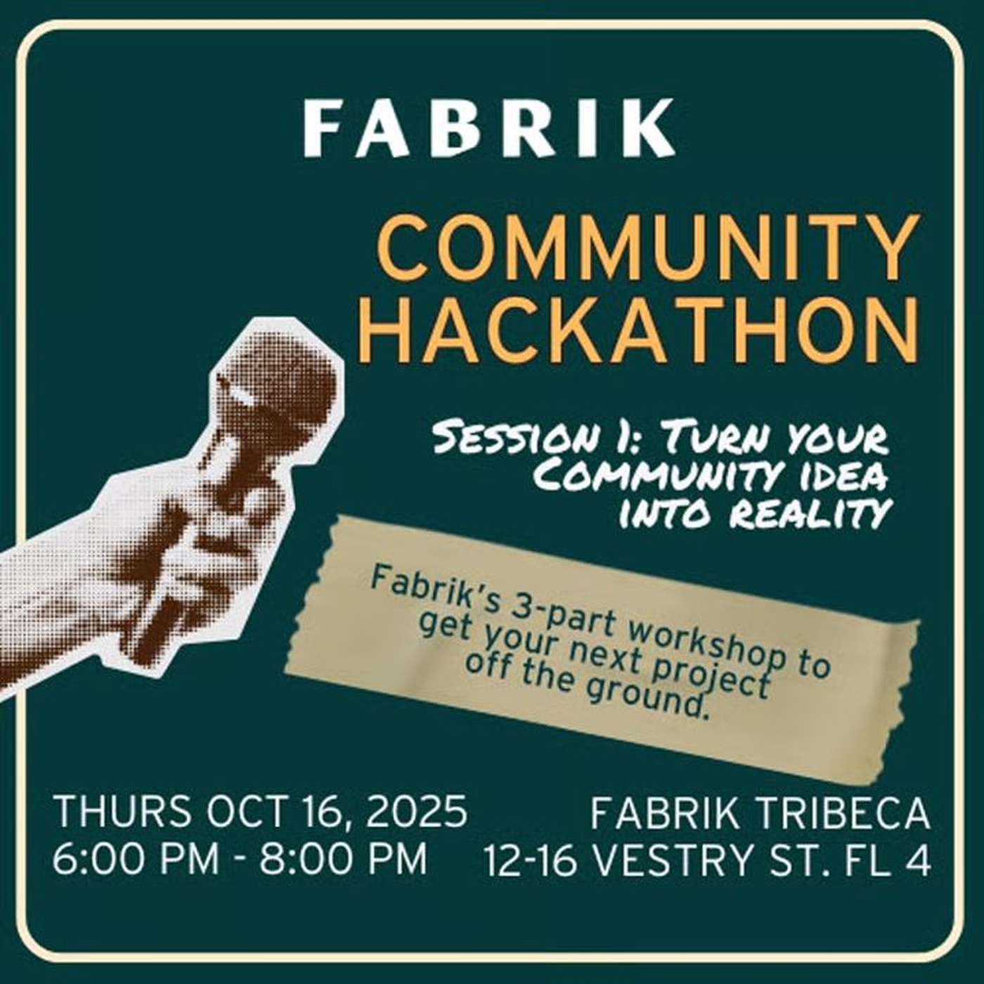 Fabrik Community Workshop (Fall 2025) - Part 1 (Ideation) episode artwork