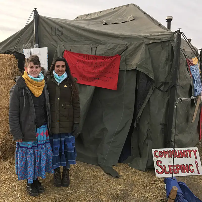 Artists Rebecca Nagle and Graci Horne Help Women Confront Sexual Violence at Standing Rock