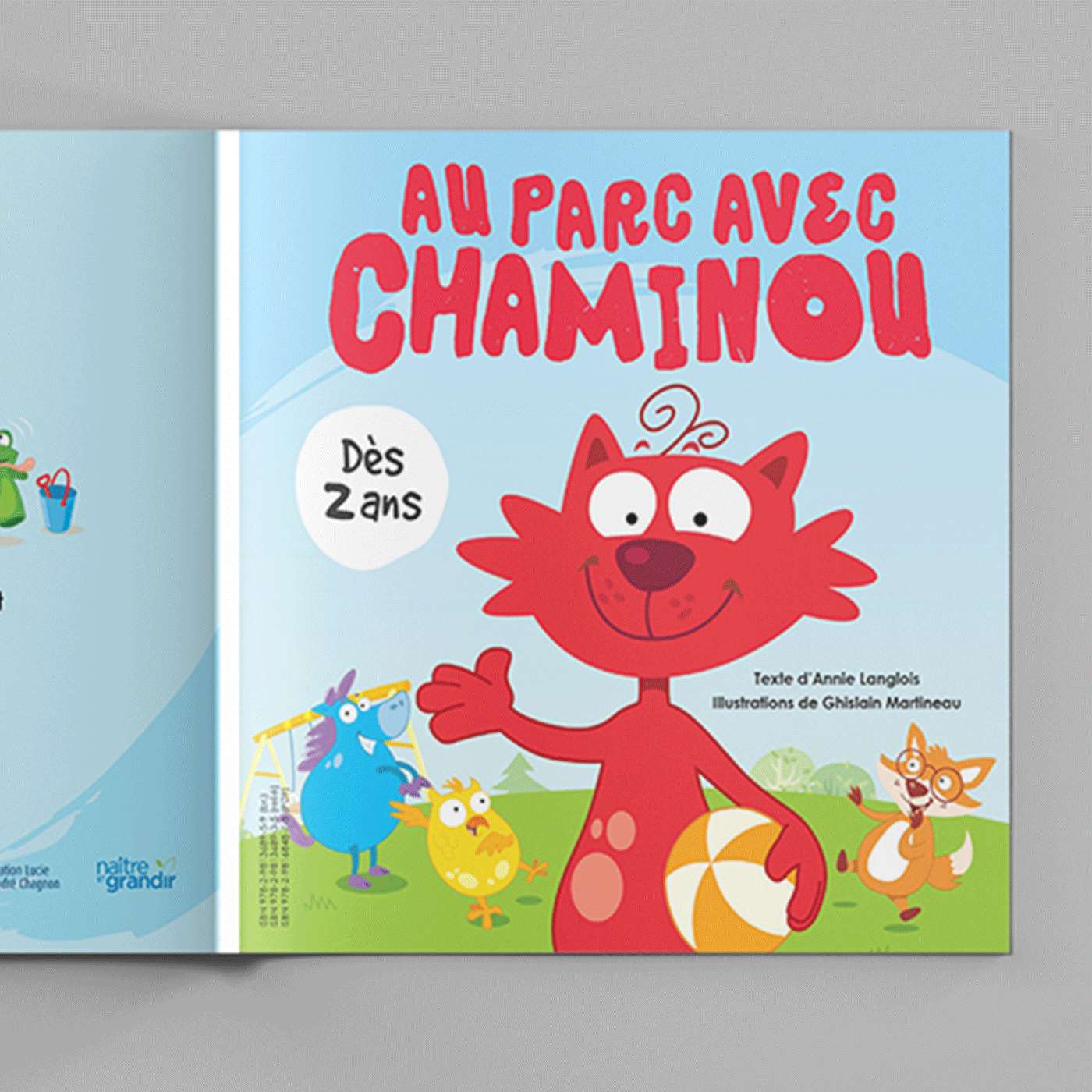 Au parc avec Chaminou