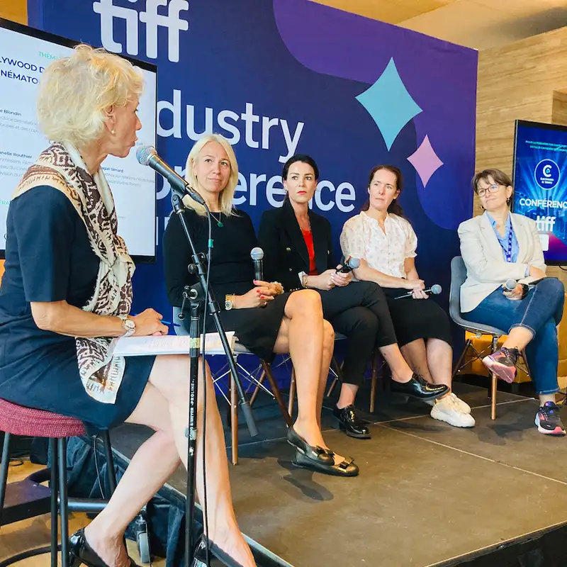 REPORTAGE - Les pontes de la production cinématographique canadienne discutent en français au TIFF
