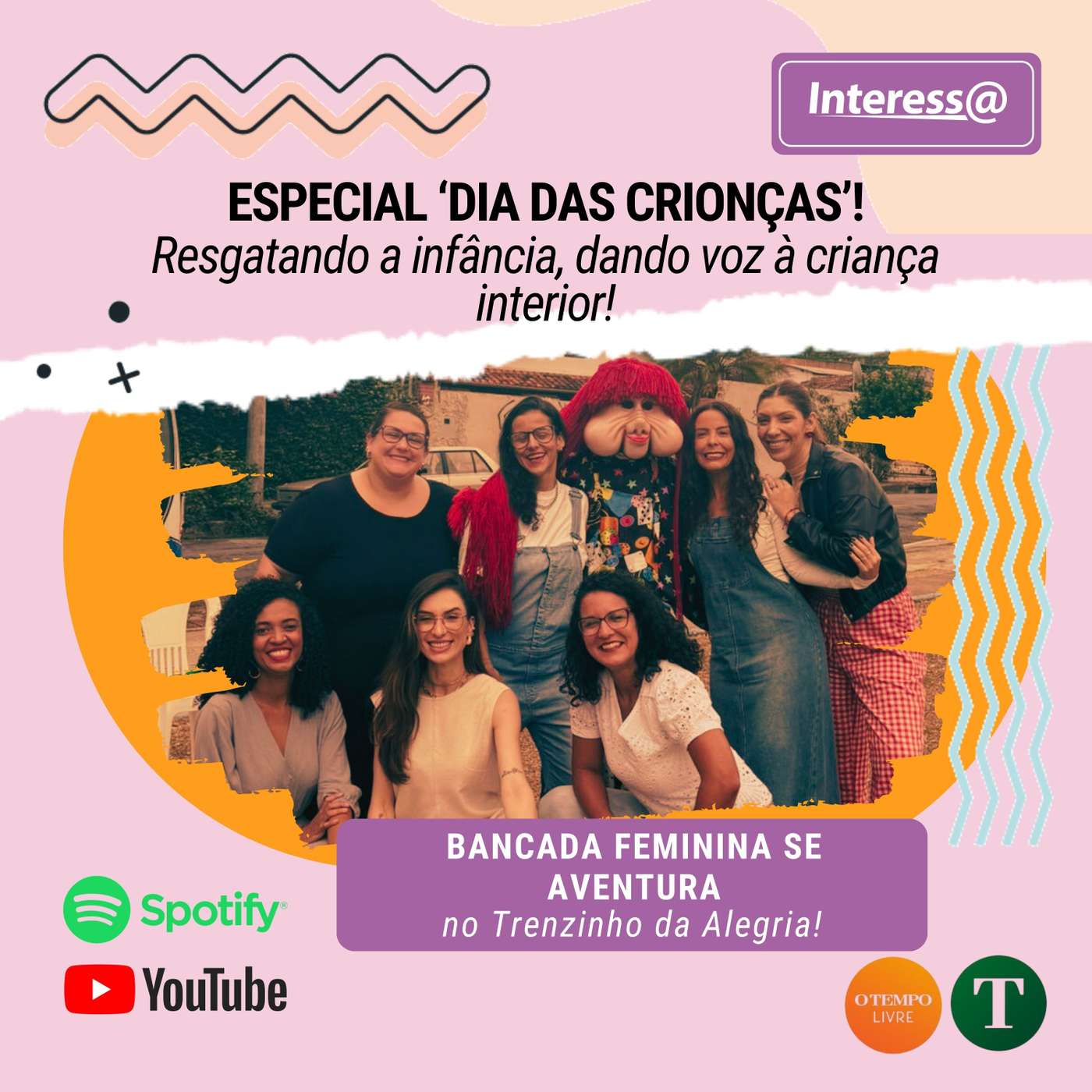 'Trenzinho da Alegria': resgatando a infância, dando voz a criança interior! | Interessa Podcast 'Trenzinho da Alegria': resgatando a infância, dando voz a criança interior! | Interessa Podcast