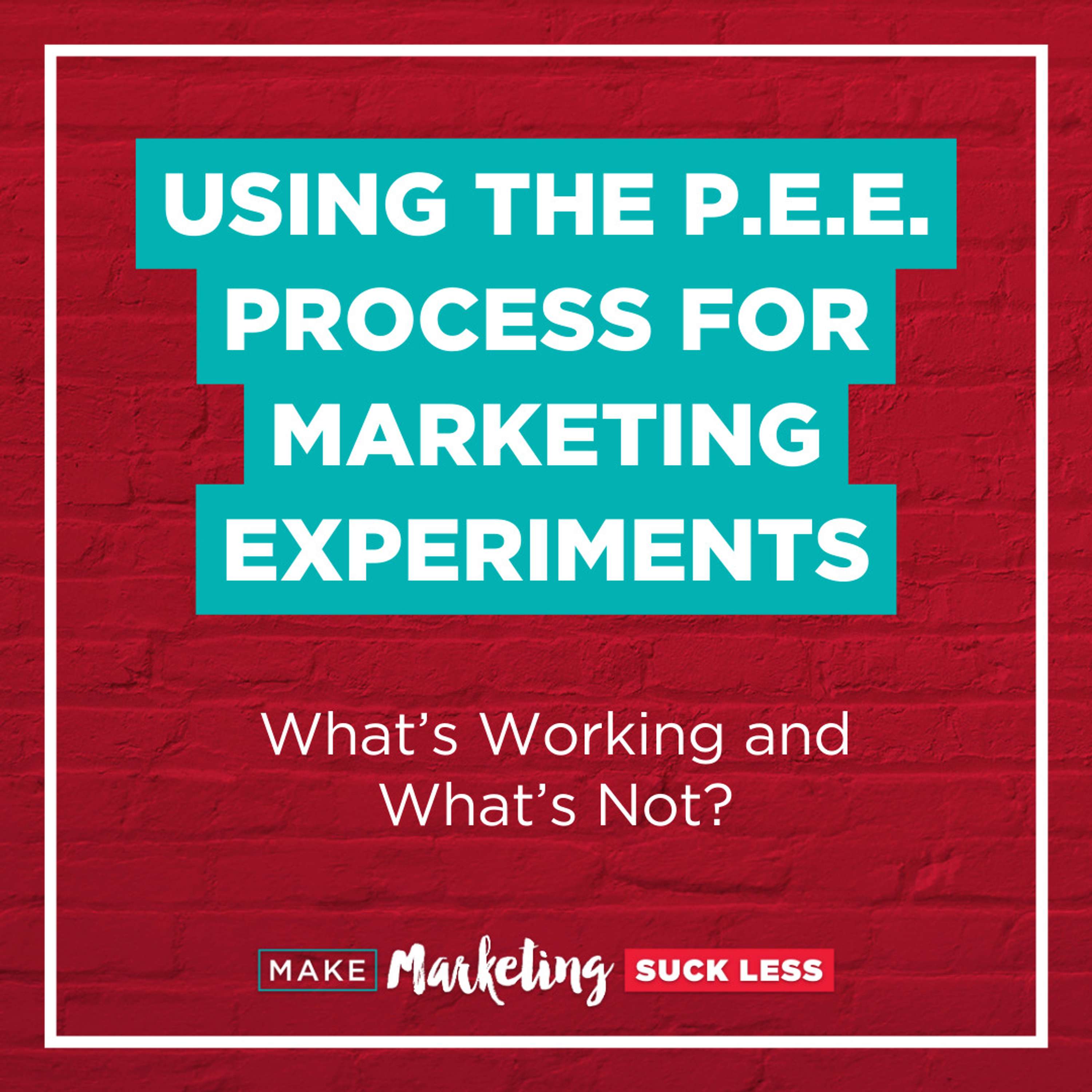 Using the P.E.E. Process for Marketing Experiments: What’s Working and What’s Not?