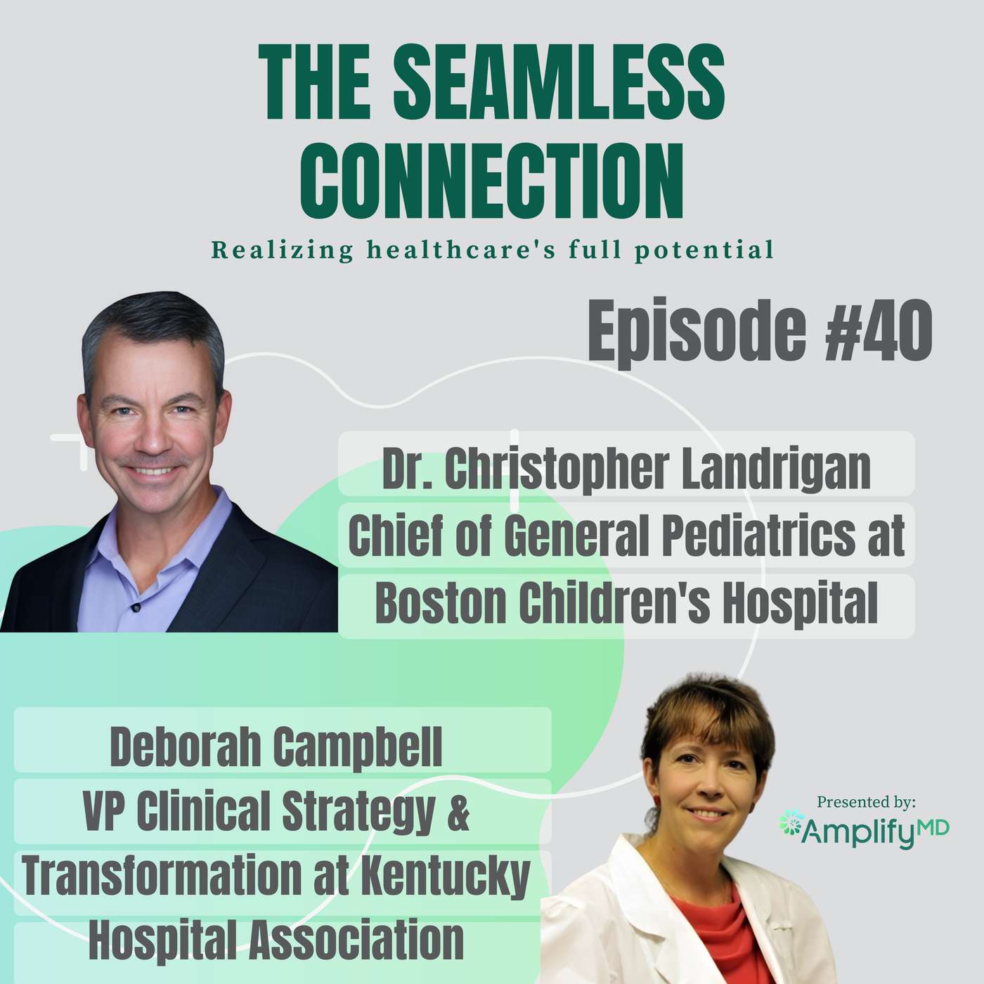 #40 - Dr. Christopher Landrigan, Chief of General Pediatrics at Boston Children's HospitaI & Deborah Campbell, VP Clinical Strategy and Transformation at Kentucky Hospital Association #40 - Dr. Christopher Landrigan, Chief of General Pediatrics at Boston Children's HospitaI & Deborah Campbell, VP Clinical Strategy and Transformation at Kentucky Hospital Association