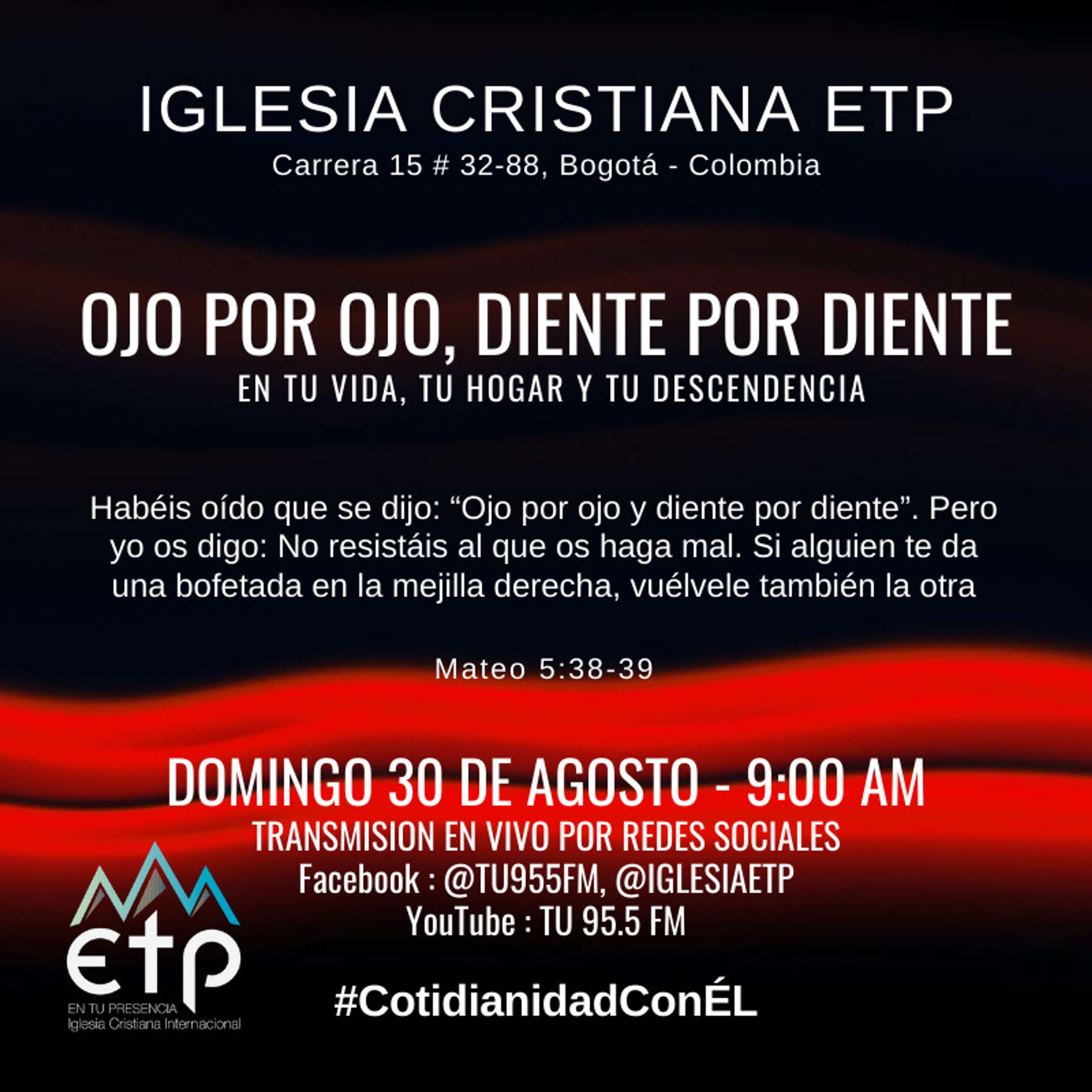 Ojo por Ojo y Diente por Diente en tu vida, tu hogar y tu descendencia