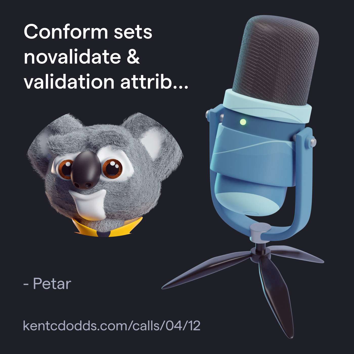 Conform sets novalidate & validation attributes?