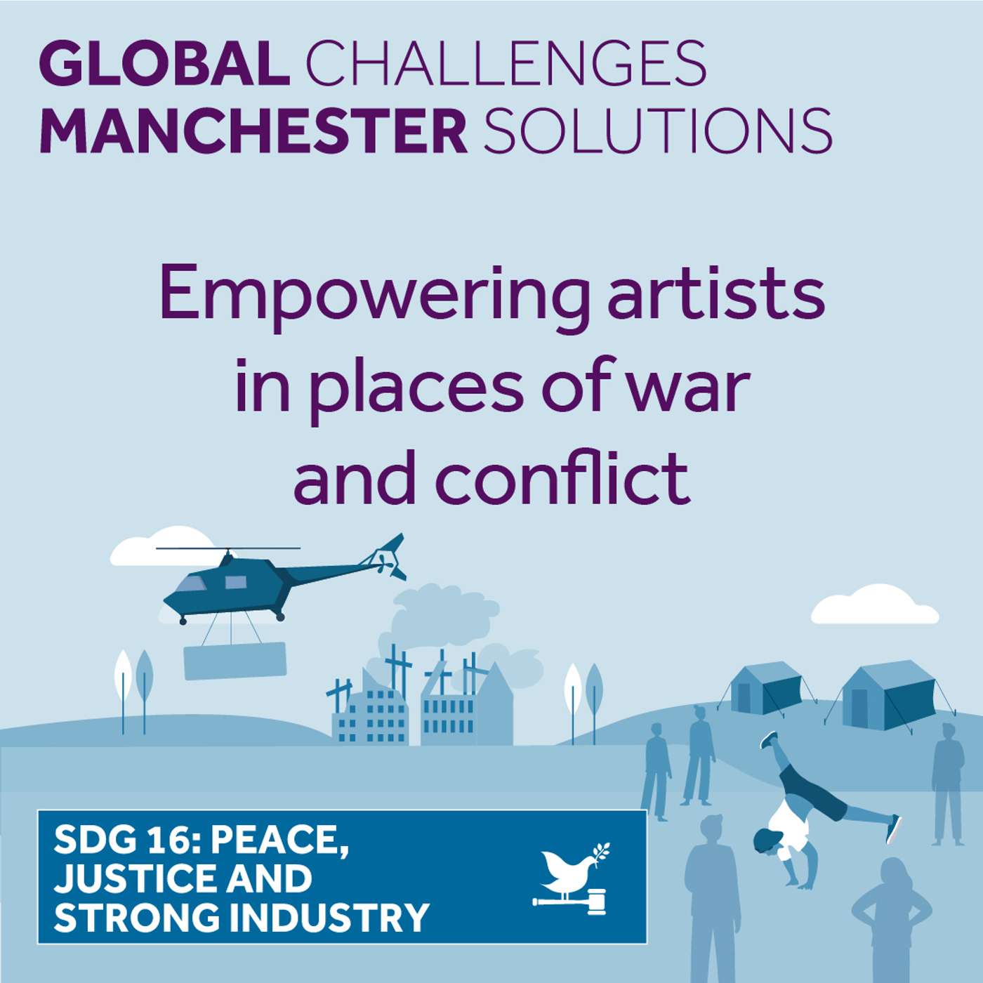 Promoting artists from conflict zones episode artwork