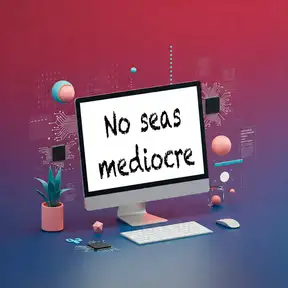 No seas mediocre