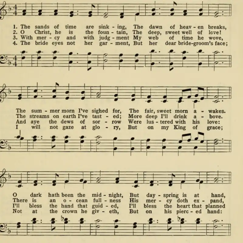 The Sands of Time Are Sinking (Song)