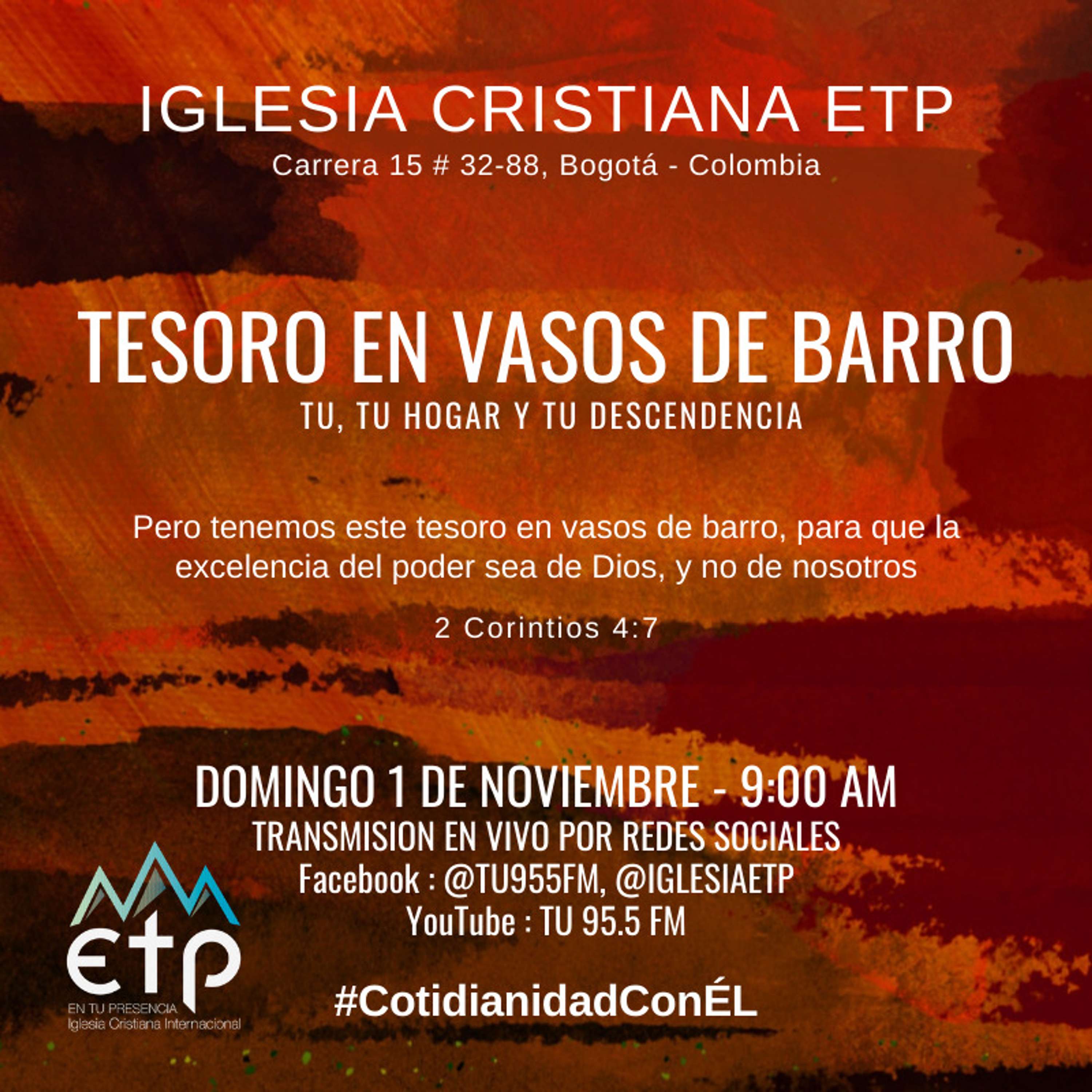 Tesoro en Vasijas de Barro; Tu, Tu Familia y Tu Descendencia