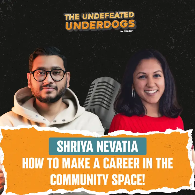 Shriya Nevatia - How to make a career in the community space!