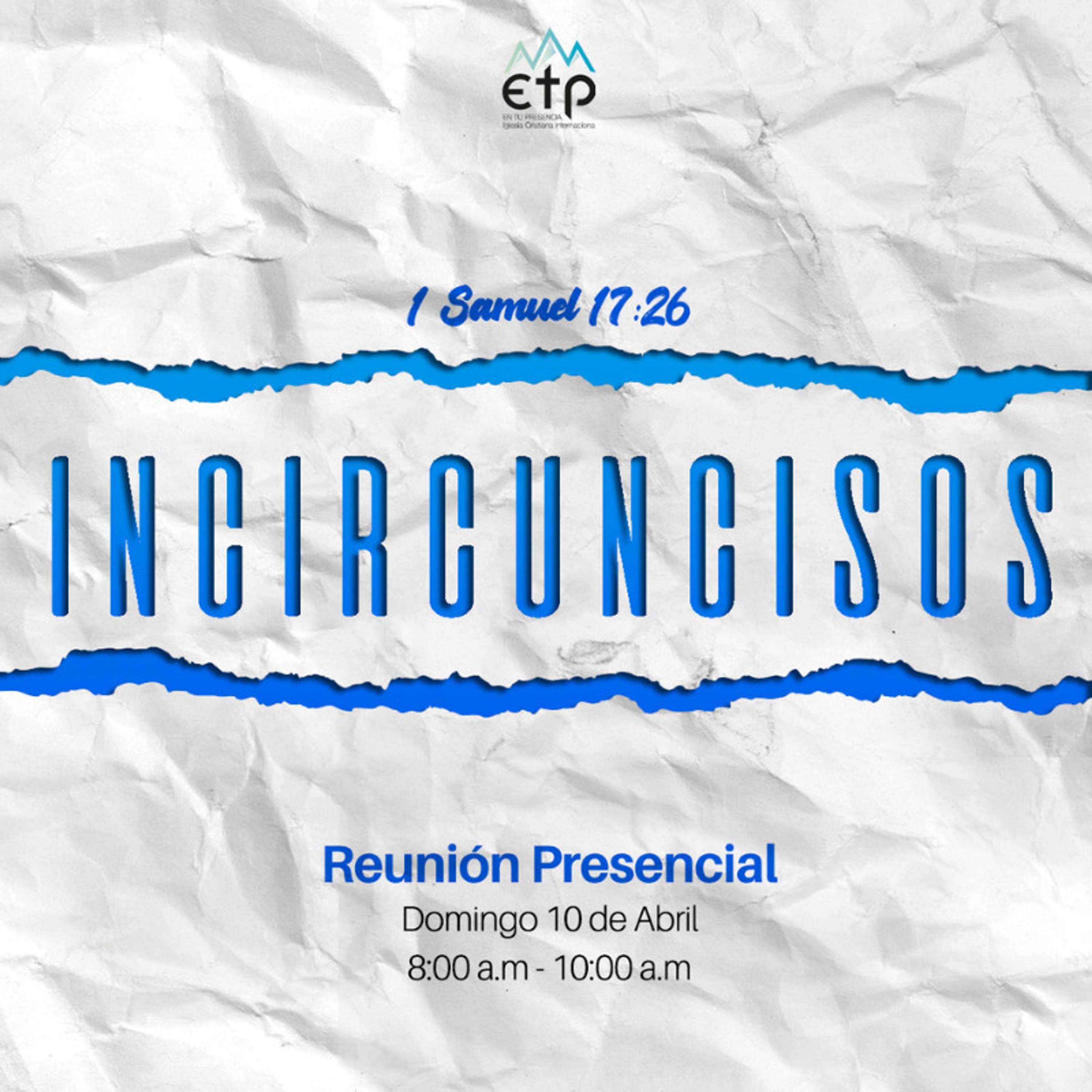 Incircuncisos, Espíritu Filisteo contra Tu Vida. Tu Familia y Tu Descendencia