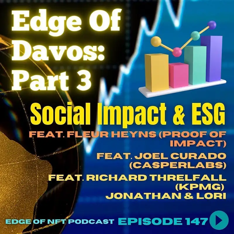 Edge Of Davos Part 3: Social Impact & ESG Feat. Alex Gordon-Brander (CoDEX Financial Network), Alessa Berg (Top Tier Impact), Jonathan Barry (Earth Trust), & Lori Hotz (Lobus)