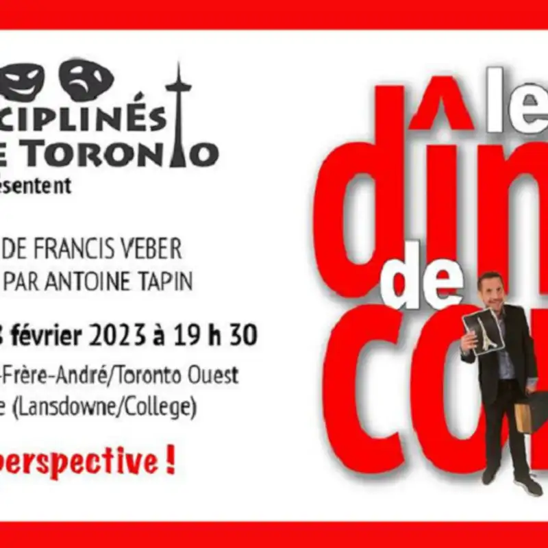 THÉÂTRE : Antoine Tapin metteur en scène, présente l'hilarante pièce Le dîner de Cons !