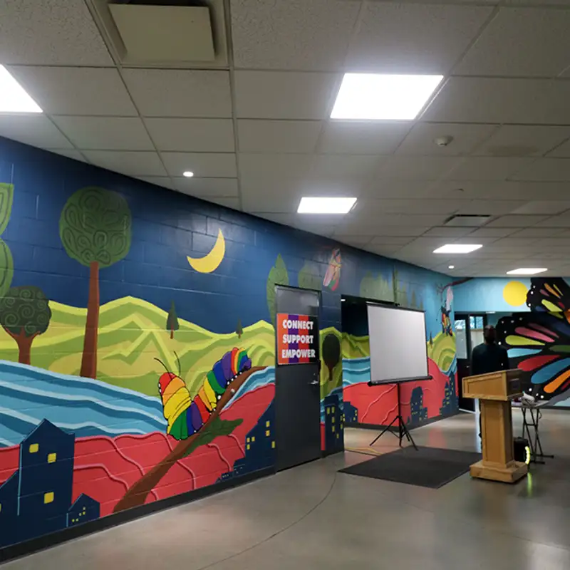 Mural recognizes the transition from hate to hope