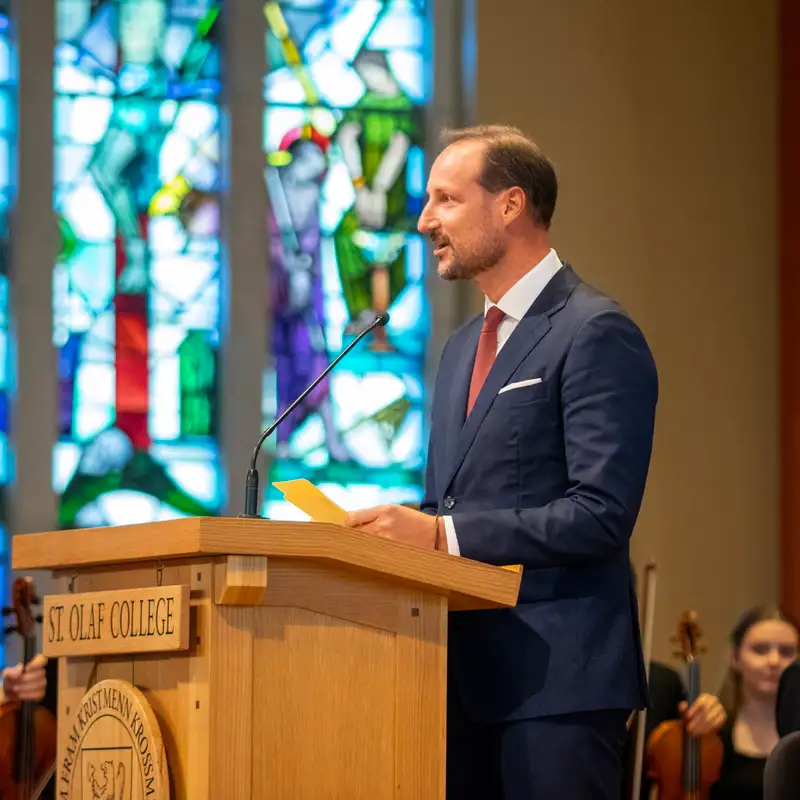 HRH Crown Prince Haakon's speech at St. Olaf College on October 8th, 2025