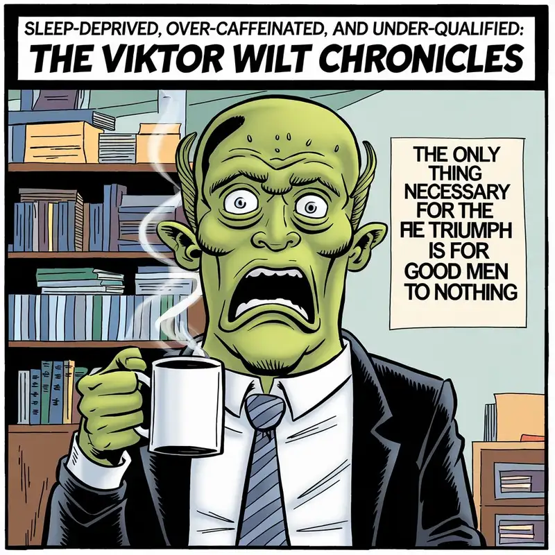 #0189 - Sleep-Deprived, Over-Caffeinated, and Under-Qualified: The Viktor Wilt Chronicles - 04/29/2025