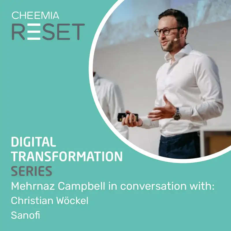 Mehrnaz Campbell in converation with Christian Wöckel from Sanofi