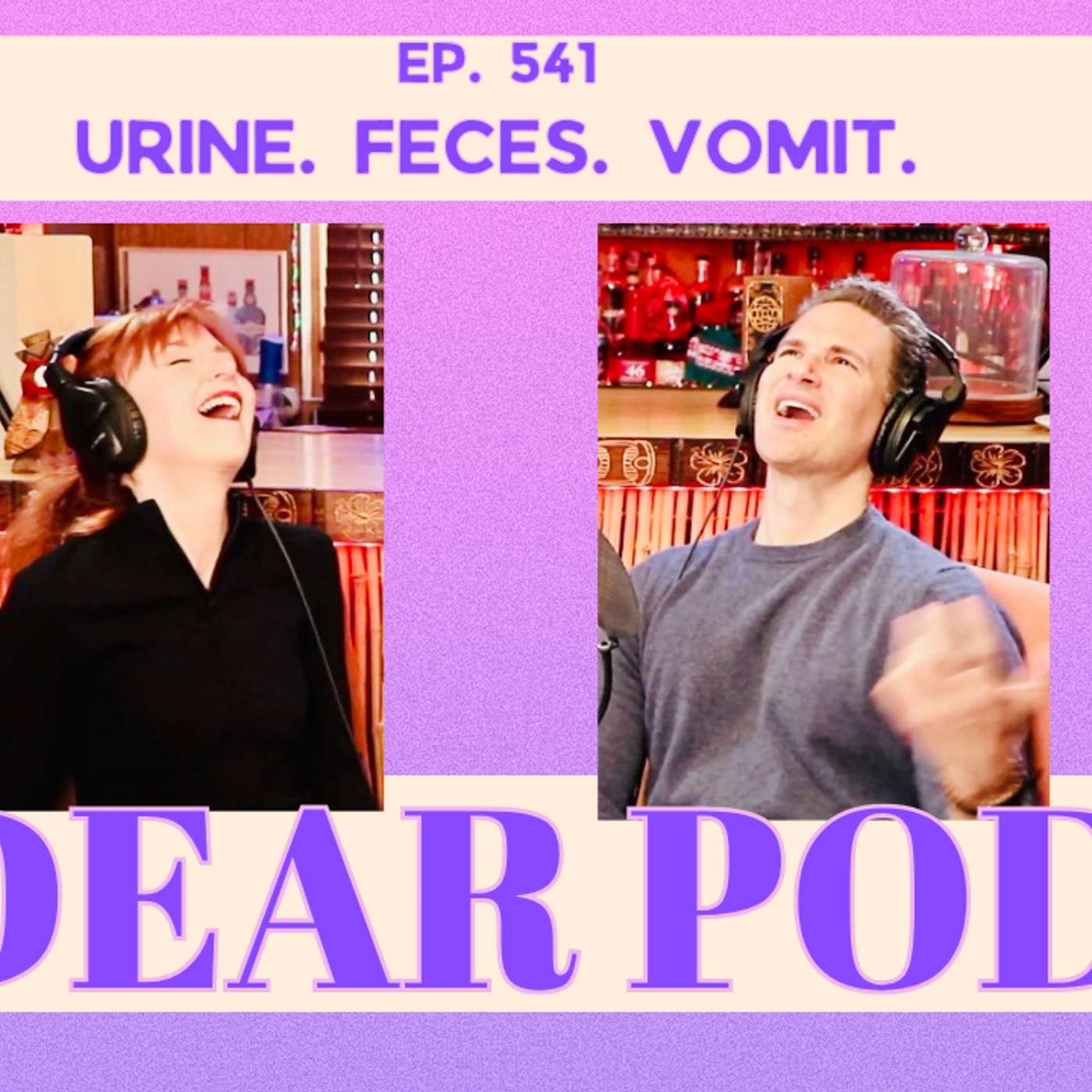 URINE. FECES. VOMIT.